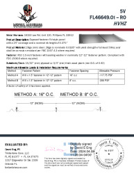 PR Instl Docs FL46649 R0 II 26ga 5V plywood