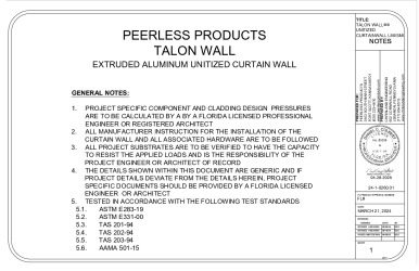 PR INSTL DOCS FL46665 R0 II TALON PEERLESS FPA R3