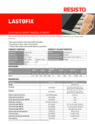 PR INSTL DOCS FL46667 R0 II FP-LASTOFIX INSTALLATION INSTRUCTIONS