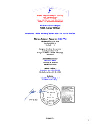 PR INSTL DOCS FL46677 R0 II 29 GA. AG PANEL OVER 2X4 WOOD PURLINS