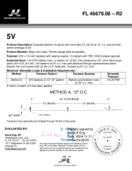 PR Instl Docs FL46679 R2 II 5V 26ga battens pywood