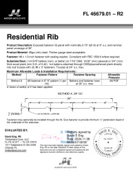 PR Instl Docs FL46679 R2 II Rib 29ga battens OSB