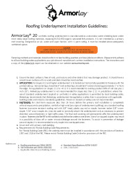 PR Instl Docs FL46692 R0 II ArmorLay20 InstallationGuide 3.27.24