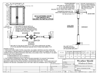 PR Instl Docs FL46709 R0 II 85-2764-06 - 8610 Outswing Door with Low Profile Sill