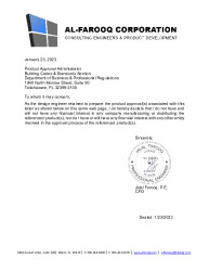 PR Instl Docs FL46732 R1 II SS - Certificate of Independence 2023