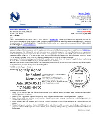 PR Instl Docs FL46762 R0 II 2024 05 13 FINAL PEER-CCWBSA-001.A FL46762