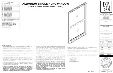 PR Instl Docs FL46767 R0 II Alum Single-Hung Window-JA-1463-24-SS
