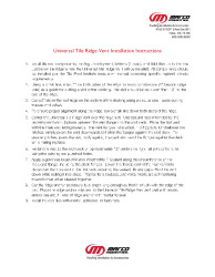 PR Instl Docs FL46773 R0 II Universal Tile Ridge Vent Installation Instructions