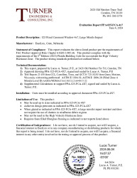 PR TECH DOCS FL46794 R0 AE EVALREPORT-825-FCA-4X7