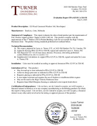 PR TECH DOCS FL46794 R0 AE EVALREPORT-825-FCA-5X9-NI