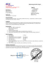 PR TECH DOCS FL46799 R0 AE WKH 1450 - FX-NI - STAMPED EVAL REPORT