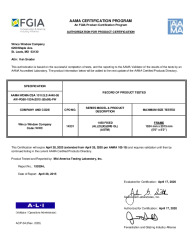 PR CERTIFICATE FL46799 R0 C CAC AAMA 1450 FX AW-PG80-FW 04-28-25