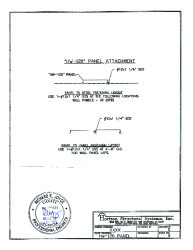 PR INSTL DOCS FL46813 R0 II HW-120 PANEL INSTALLATION DETAILS