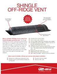 PR INSTL DOCS FL46865 R0 II SHINGLE OFF-RIDGE VENT