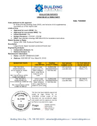 PR TECH DOCS FL46917 R0 AE PRODUCT APPROVAL EVALUATION COVER - SS 7.25.2024