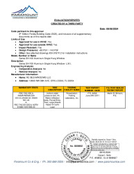 PR TECH DOCS FL46959 R0 AE PRODUCT APPROVAL EVALUATION COVER
