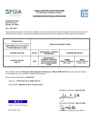 PR CERTIFICATE FL46974 R0 C CAC VPI E190926 END 511 CASE. COMPOSITE (15) (EXT.5) J4797.01-901-44