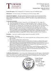 PR TECH DOCS FL47012 R6 AE EVALREPORT-IR521-PG-FPA-D