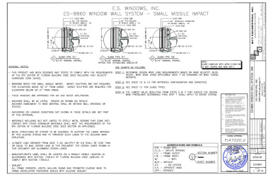 PR Instl Docs FL47020 R2 II ES 8860 WINDOW WALL SYSTEM FL47020.2 AD25-29 REV 07.30.2025 - ss