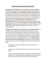 PR Instl Docs FL47028 R0 II Ruflayment Installation Instructions