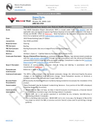 PR Instl Docs FL47054 R0 II 2024 10 04 FINAL NER-WAU-001 FL47054
