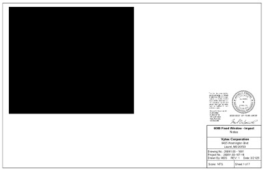 PR Instl Docs FL47073 R1 II 29261.03-1001 (R1) - 6000 PW Impact Installation Drawings (84 x 60)
