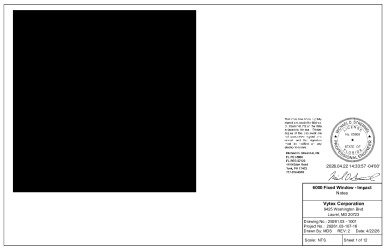 PR Instl Docs FL47073 R2 II 29261.03-1001 (Rev 2) - 6000 PW Impact Installation Drawings (84 x 60)