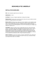 PR Instl Docs FL47077 R0 II BCM Shield Tec Installation Guidelines