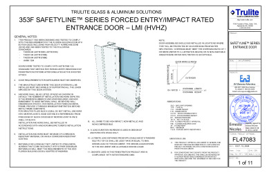 PR Instl Docs FL47083 R0 II 353F Door - Installation Dwg SIGNED