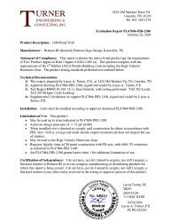 PR TECH DOCS FL47094 R0 AE EVALREPORT-PID-2300