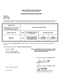 PR CERTIFICATE FL47141 R0 C CAC WIN-DOR - 2750-250 STANDARD XXXO SGD (6A)   DEC. 2024