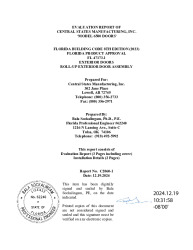 PR TECH DOCS FL47173 R0 AE EVALUATIONREPORTC2860 1