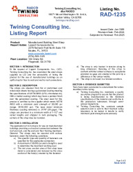 PR Instl Docs FL47197 R0 II RAD-1235 Lippert Components Inc. 4-16-2024-LA