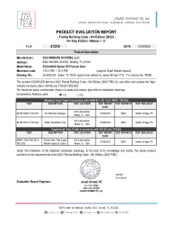 PR TECH DOCS FL47219 R0 AE ECO-NOVO SERIES 675 FRENCH DOOR-PA EVR