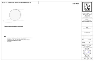 PR INSTL DOCS FL47227 R0 II NVGC-158-ROOFING CIRCLES-JA-1915-24-SS