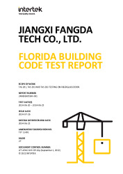 PR INSTL DOCS FL47242 R0 II INTERTEK FLORIDA BUILDING TEST IMPACT DOORS