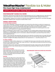 PR Instl Docs FL47285 R0 II WeatherMaster-Flexible-Application-Instructions