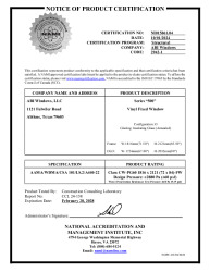 PR CERTIFICATE FL47295 R0 C CAC 500 PW PG60 CERT