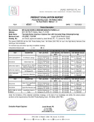 PR TECH DOCS FL47317 R0 AE MG-2500T THERMALLY BROKEN ALUM COPLANAR DOOR-PA EVR
