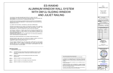 PR Instl Docs FL47332 R3 II FL47332.3 ES-WA9040 DM12J SMI