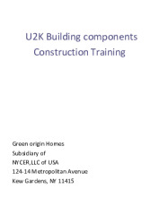 PR Instl Docs FL47390 R0 II U2K Building components construction training