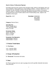 PR TECH DOCS FL47394 R3 AE PRODUCT EVALUATION 43-D S