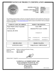 PR CERTIFICATE FL47404 R1 C CAC NI016673