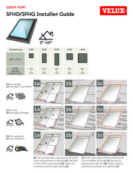 PR Instl Docs FL47414 R1 II VELUX SFHD-SFHG Installation Instructions