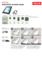 PR Instl Docs FL47414 R1 II VELUX SFRD-SFDA Installation Instructions
