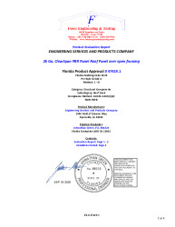 PR Instl Docs FL47419 R0 II 26 Ga. ClearSpan PBR Panel Structural Roof Panel