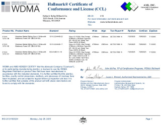 PR CERTIFICATE FL47463 R5 C CAC 24105 CCL