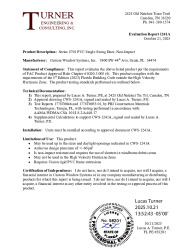 PR TECH DOCS FL47479 R2 AE EVALREPORT-1241A