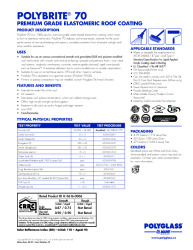 PR INSTL DOCS FL47498 R0 II POLYBRITE-70-PDS-8