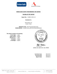 PR INSTL DOCS FL47537 R0 II INSTALL TEST INTERTEK TAS 100(A)  G1600.01-801-18-R0